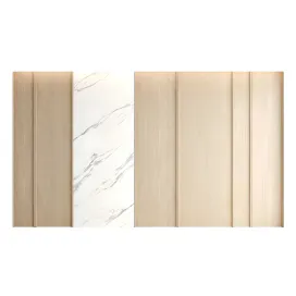 Decorative wall panel wet